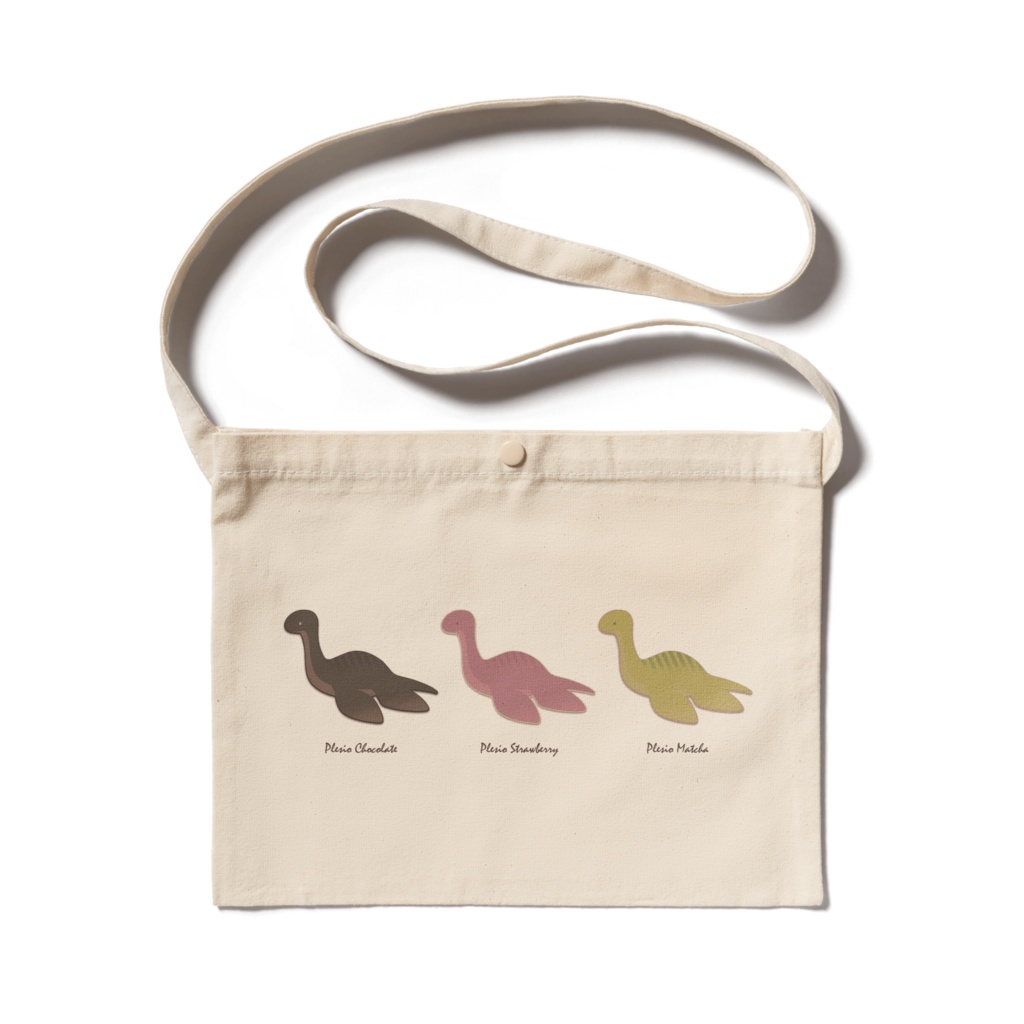 【創作】恐竜クッキーサコッシュ