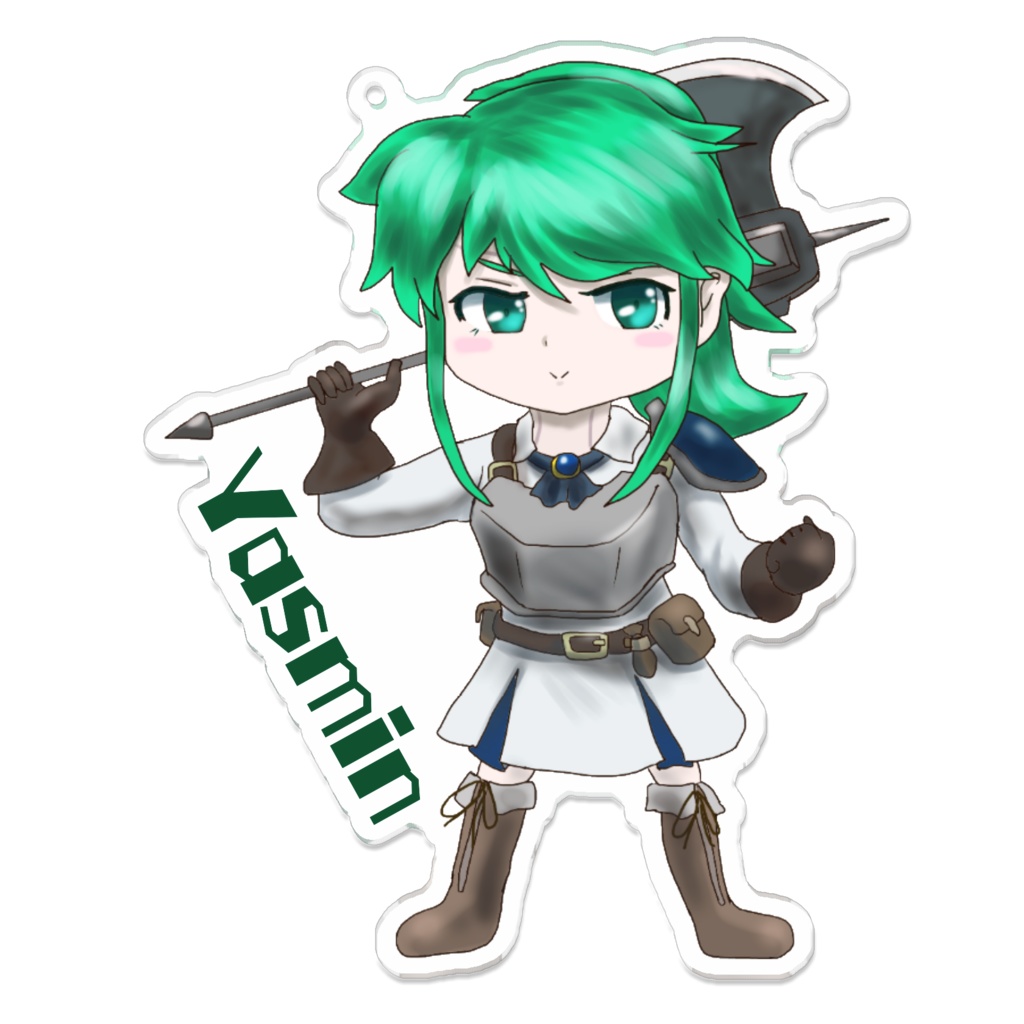【オリジナル】ヤスミン アクリルキーホルダー