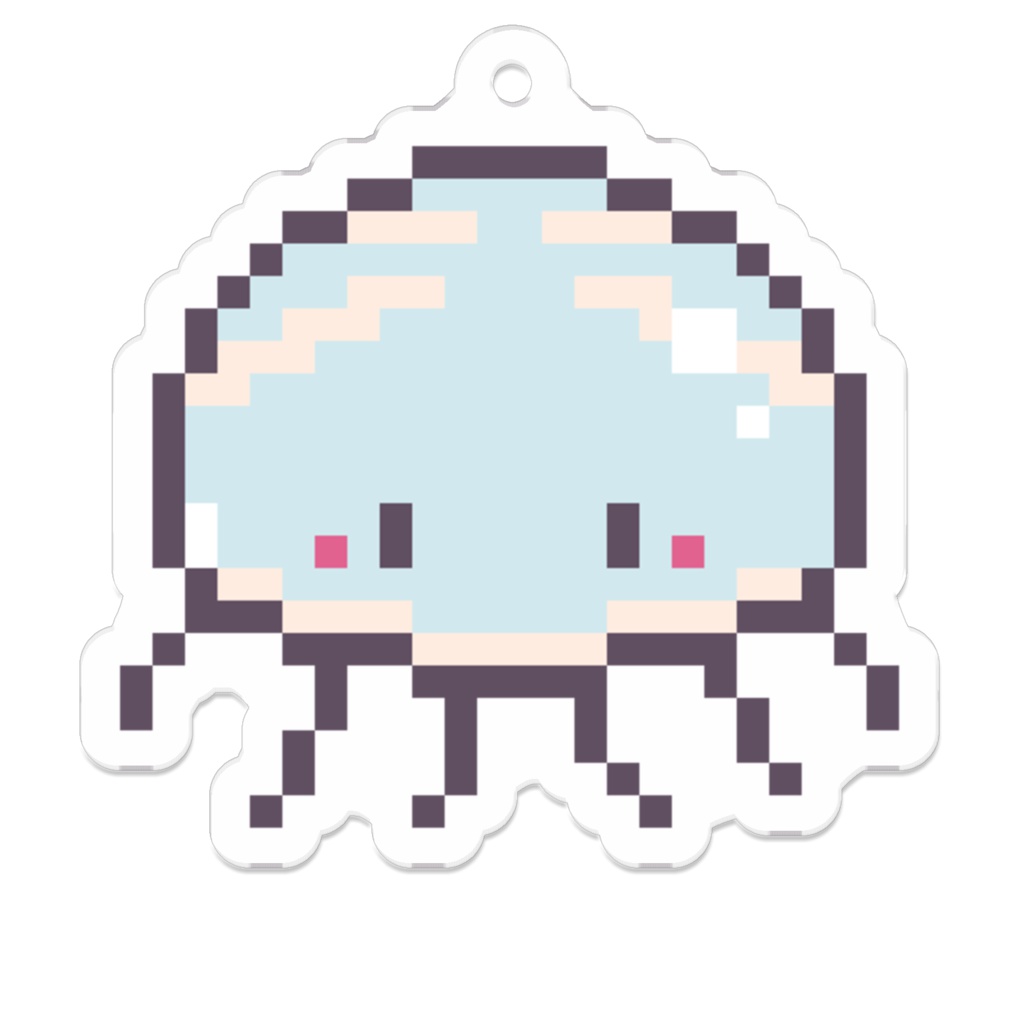 シロクラゲさん*アクキー