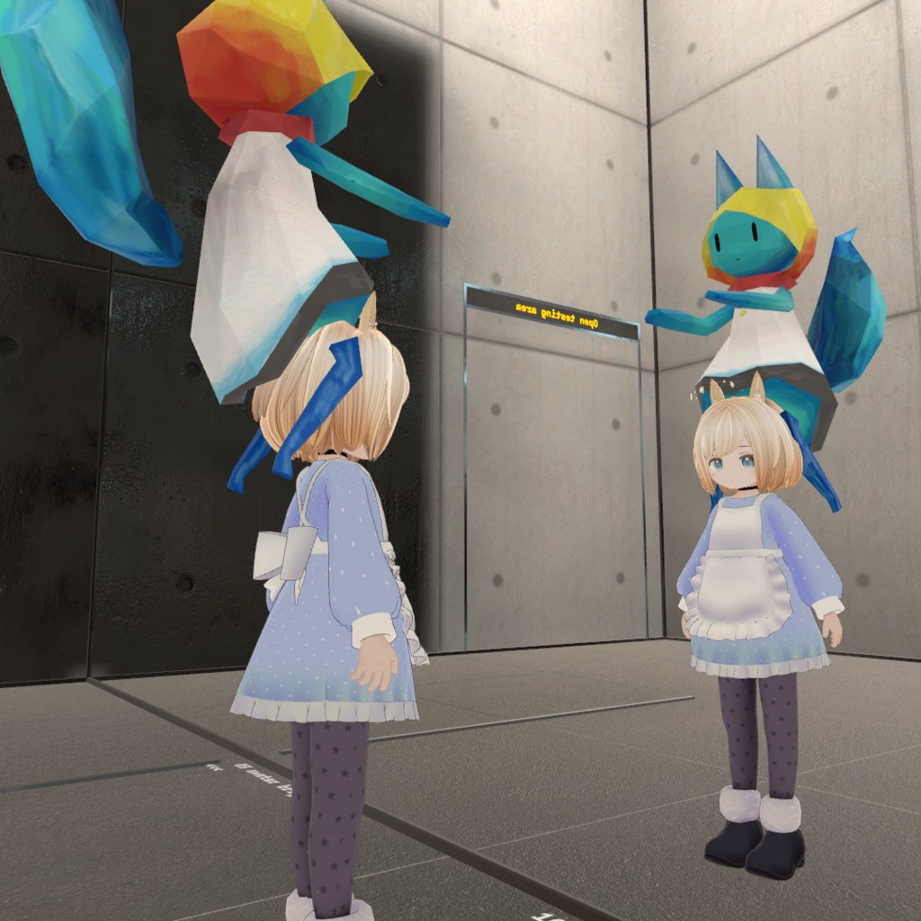 【オリジナル3Dアバター】ミミステラ【VRChat想定】