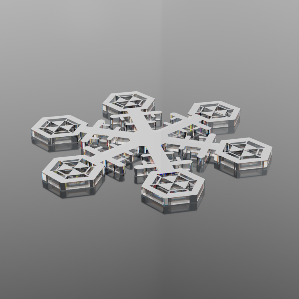 雪の結晶 / Advent Calendar 2021 Day16【無料配布】