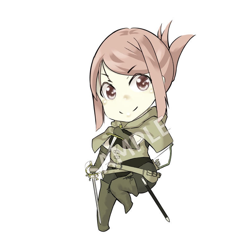 TRPG用ミニ立ち絵【軽戦士】
