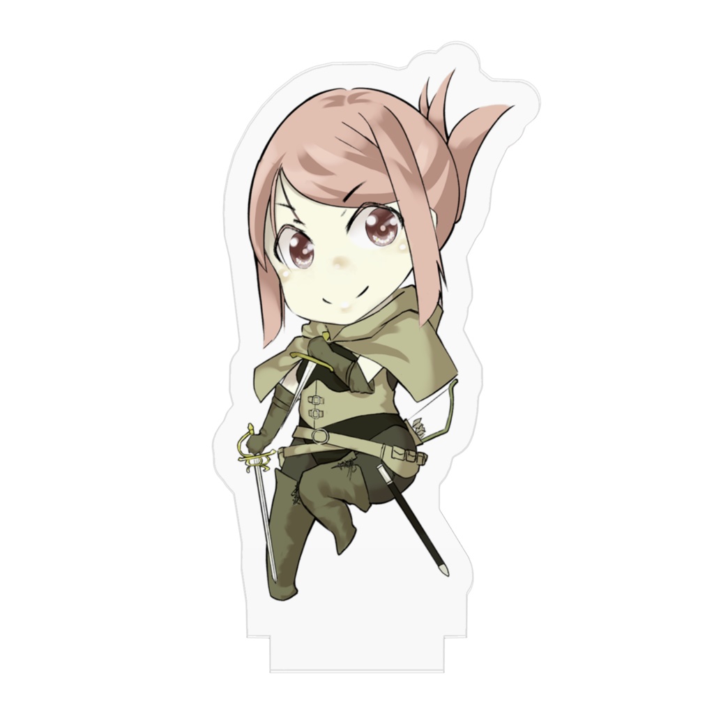 TRPGの駒として使えるちっちゃいアクリルフィギュア【軽戦士】