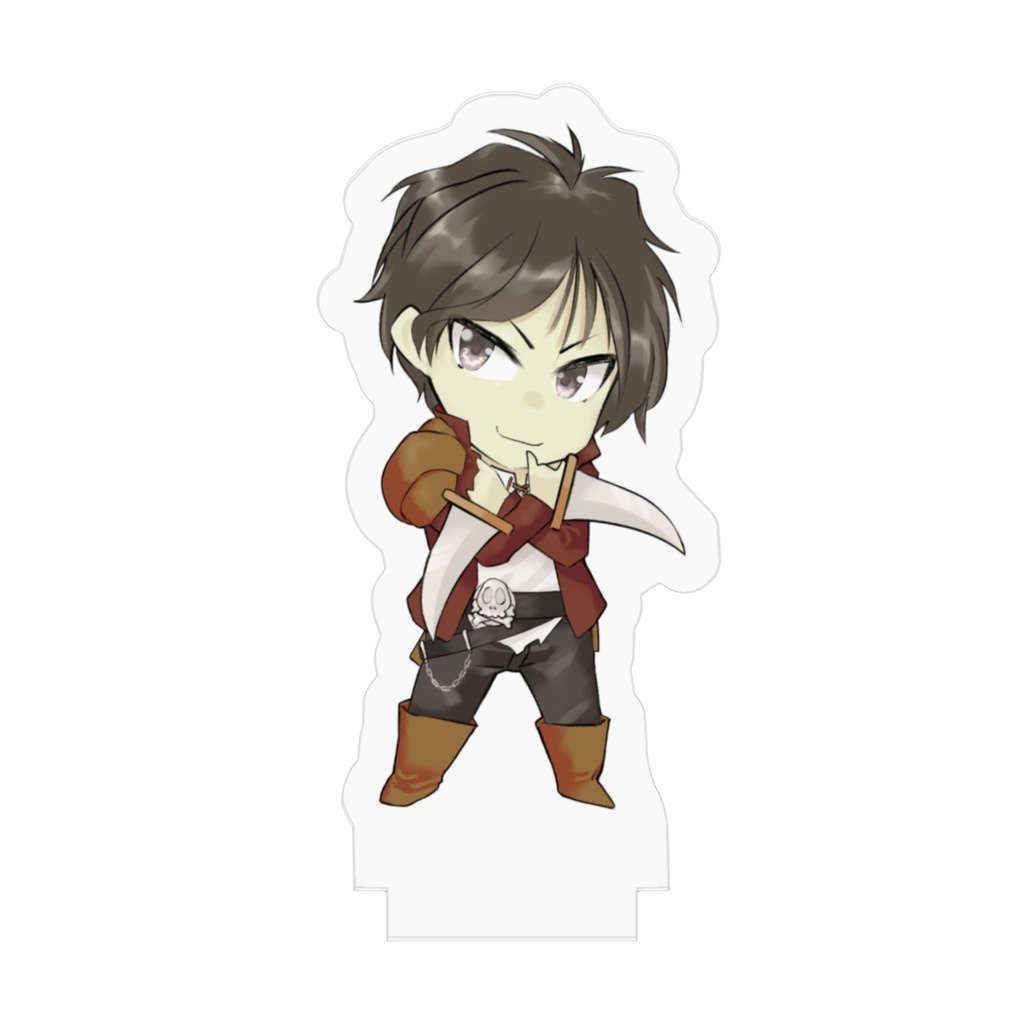 TRPGの駒として使えるちっちゃいアクリルフィギュア【軽戦士・男】