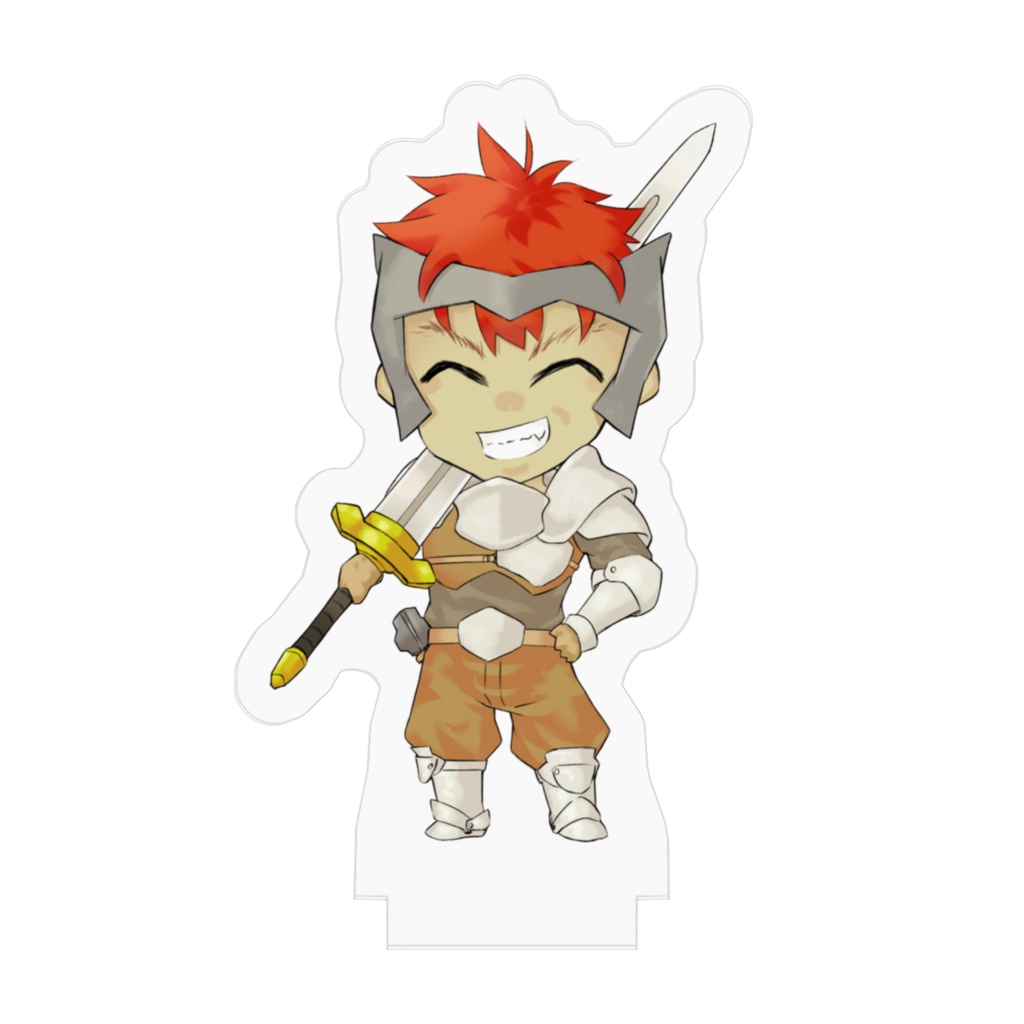 TRPGの駒として使えるちっちゃいアクリルフィギュア【戦士・男】