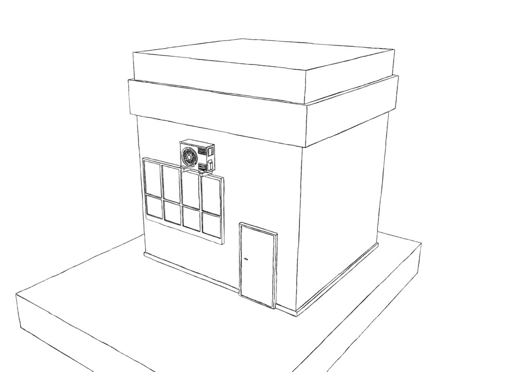 テスト用 建物データ (小屋)