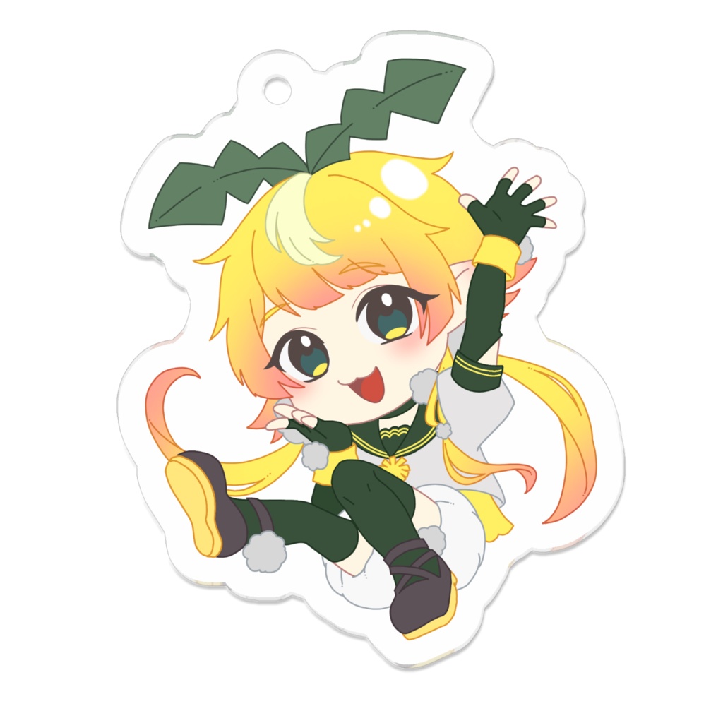 じゃんけんぽぴ！アクリルキーホールダーver.P