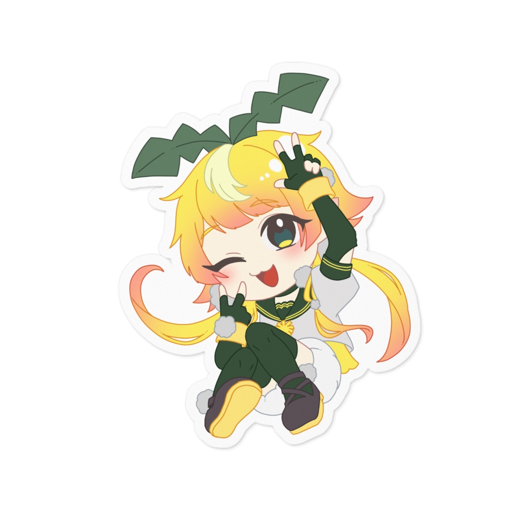 じゃんけんぽぴ!ステッカーver.S