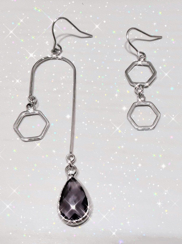 ジニア先生概念アシンメトリーピアス