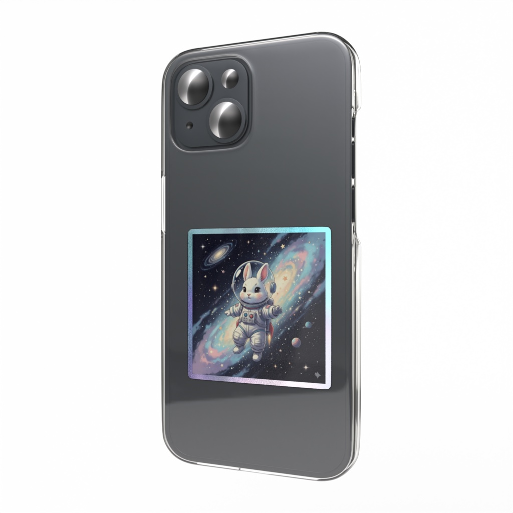 宇宙を旅するウサギ