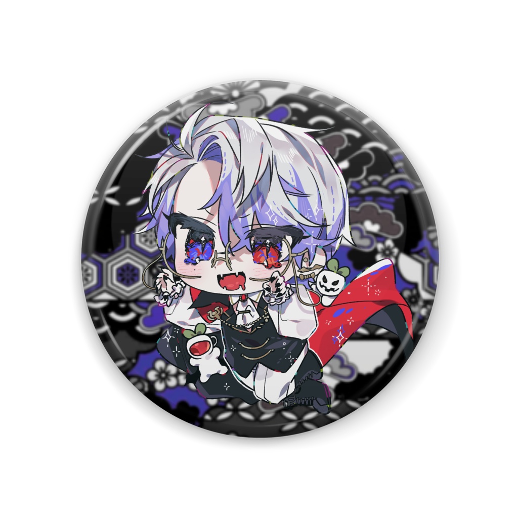 【缶バッジ】ミニ露草くん【HW】