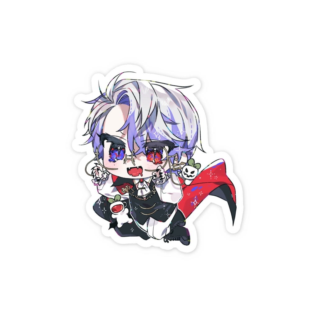 【ステッカー】ミニ露草くん【HW】