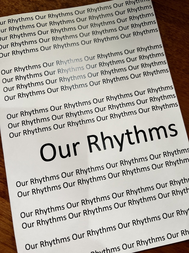 Our Rhythms
