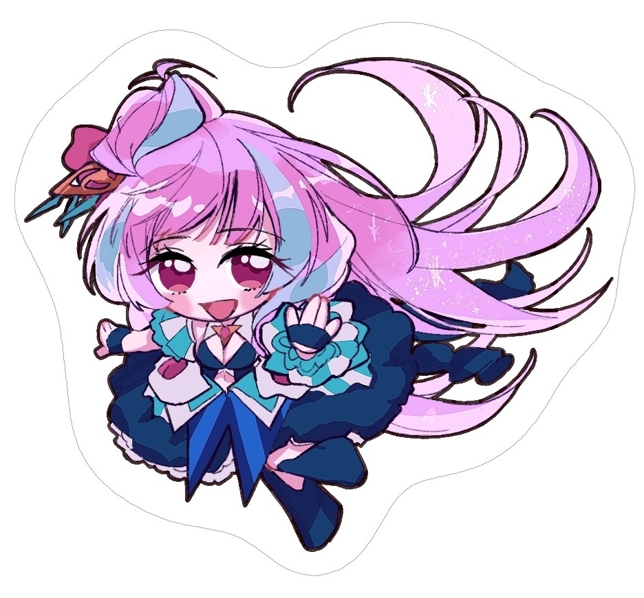 キラキラ美雲ちゃんステッカー