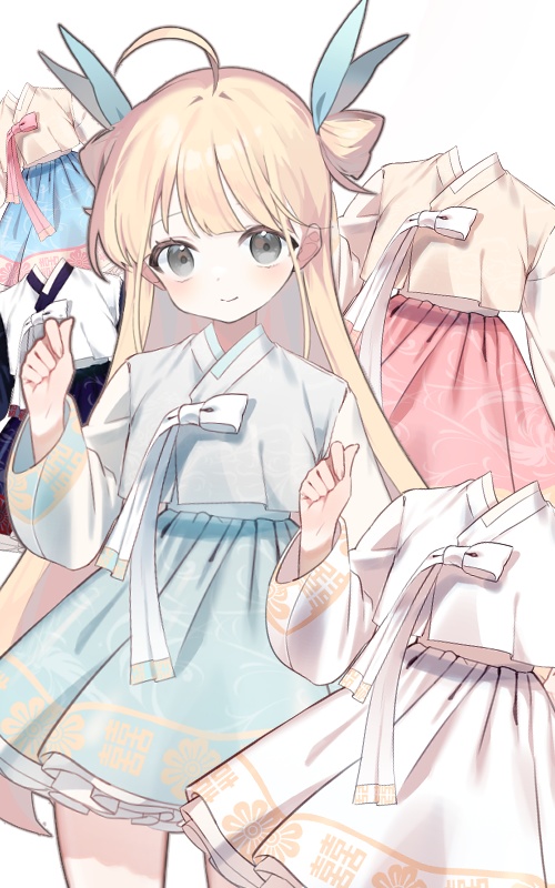 【VTuber向け】韓国の"HANBOK"伝統衣装【フリー素材】