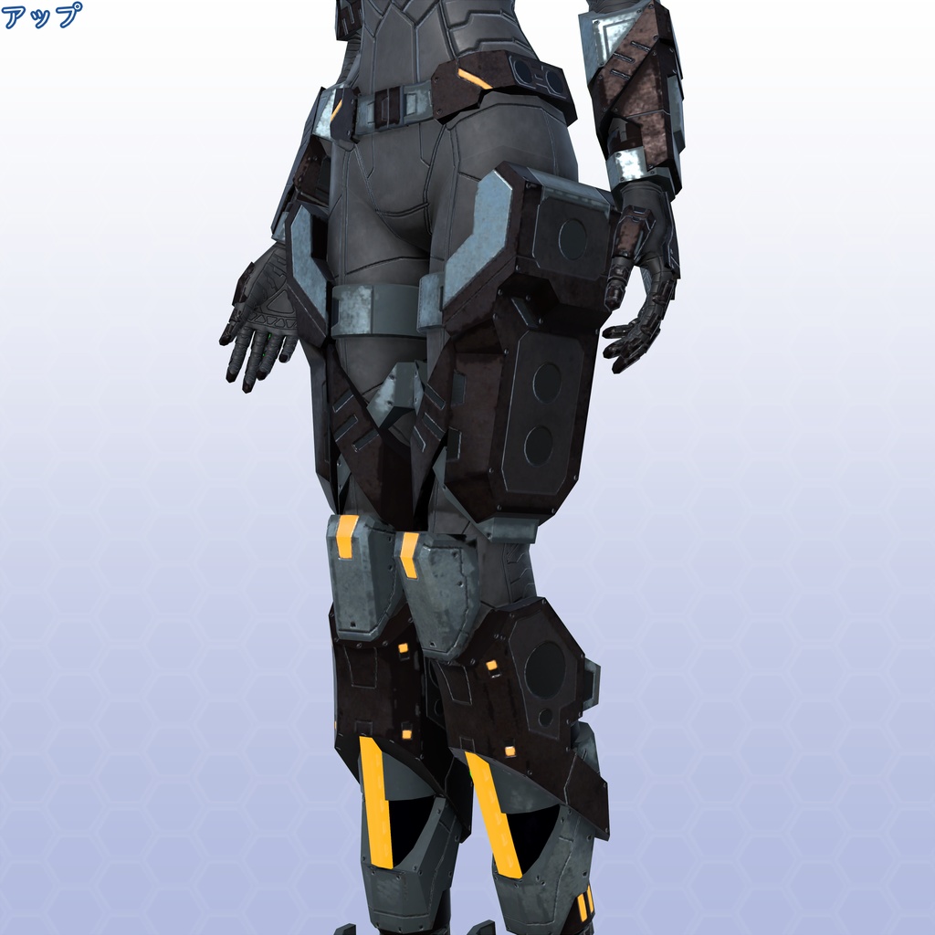 VRChat用アバター パワードスーツ VCC VRM同梱