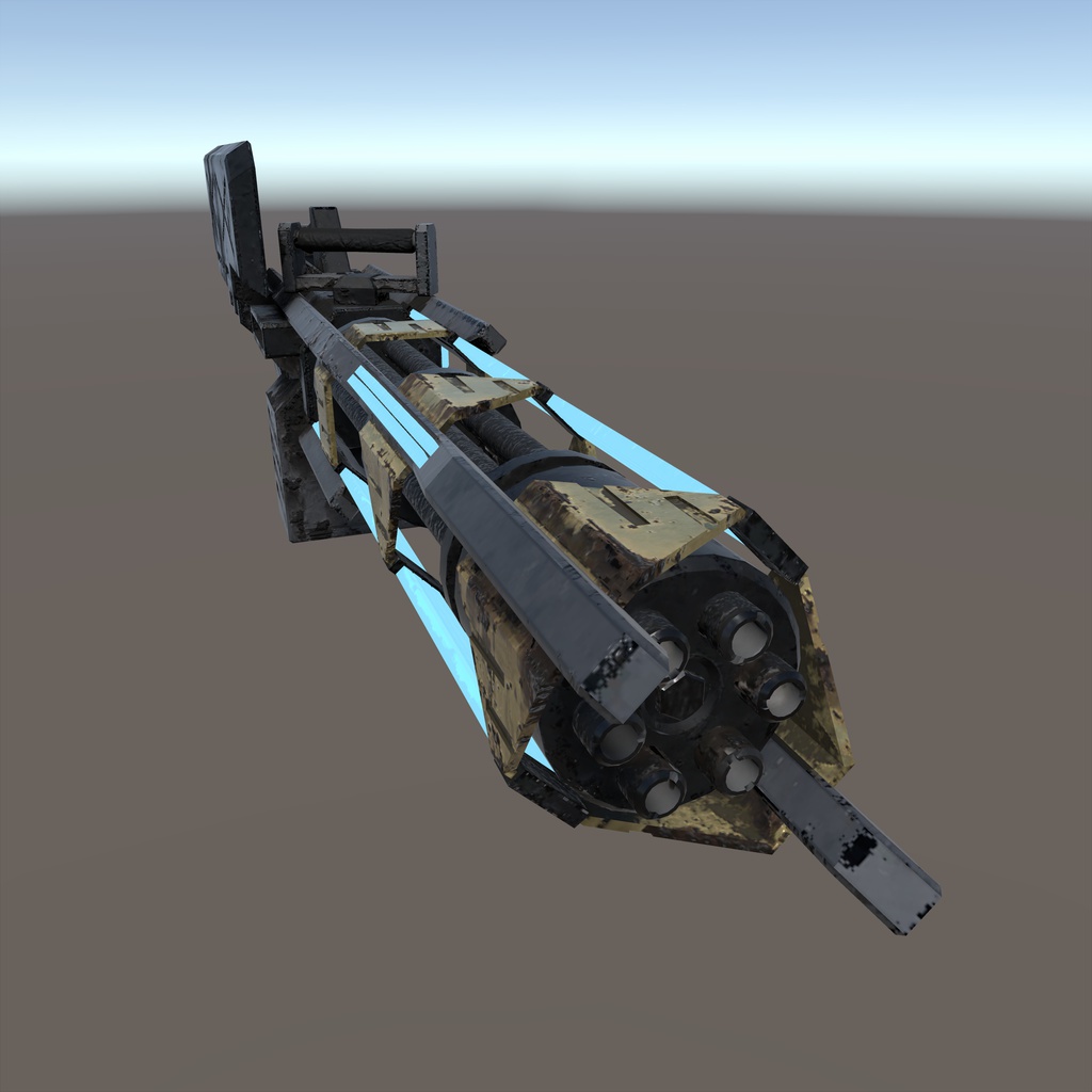 VRChat 武器シリーズ_01 ビームガトリングガン