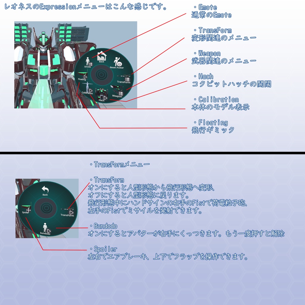 VRChat用アバター レオネス VCC対応 VRM同梱