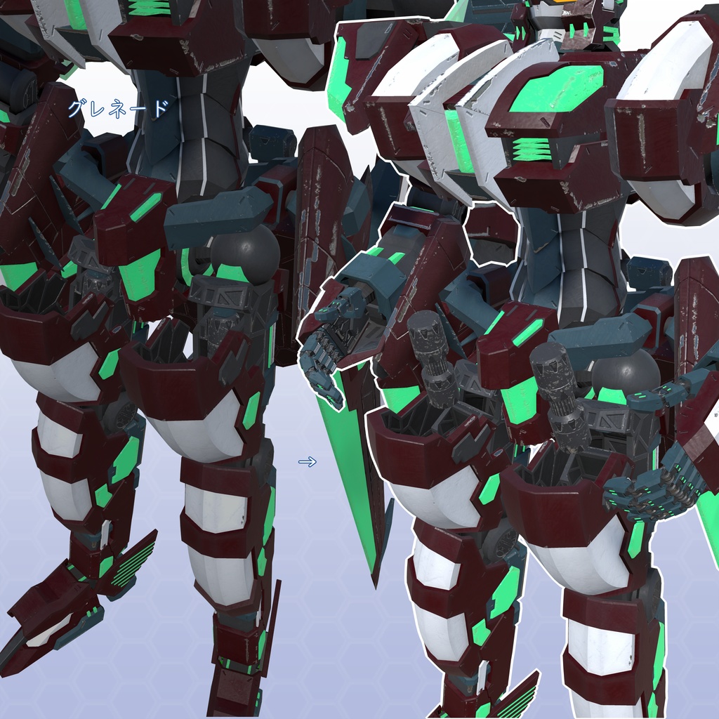 VRChat用アバター レオネス VCC対応 VRM同梱