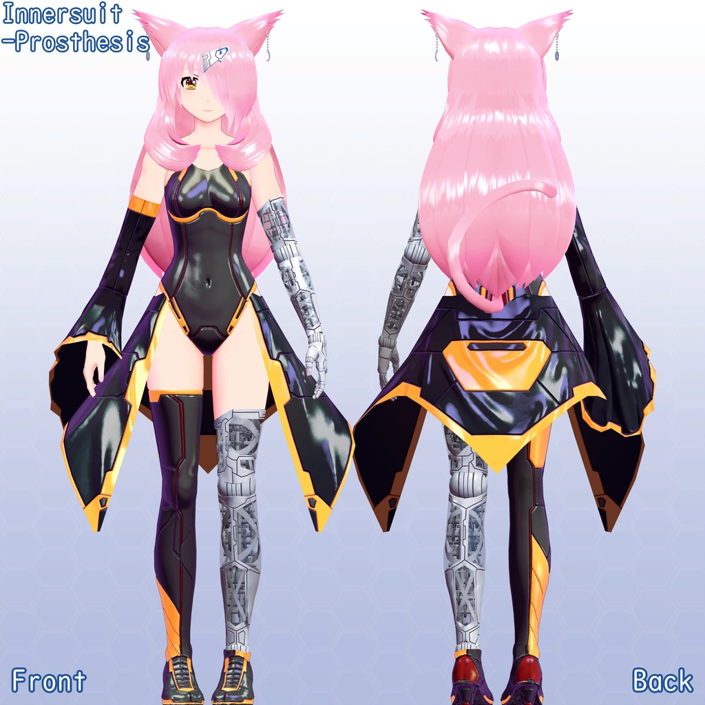 VRChat用アバター ハルノRemasterVer VCC VRM同梱