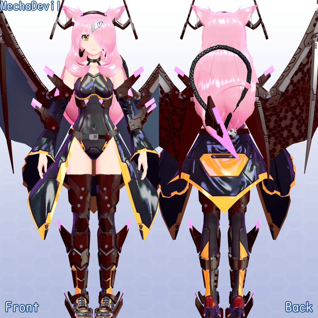 VRChat用アバター ハルノRemasterVer VCC VRM同梱