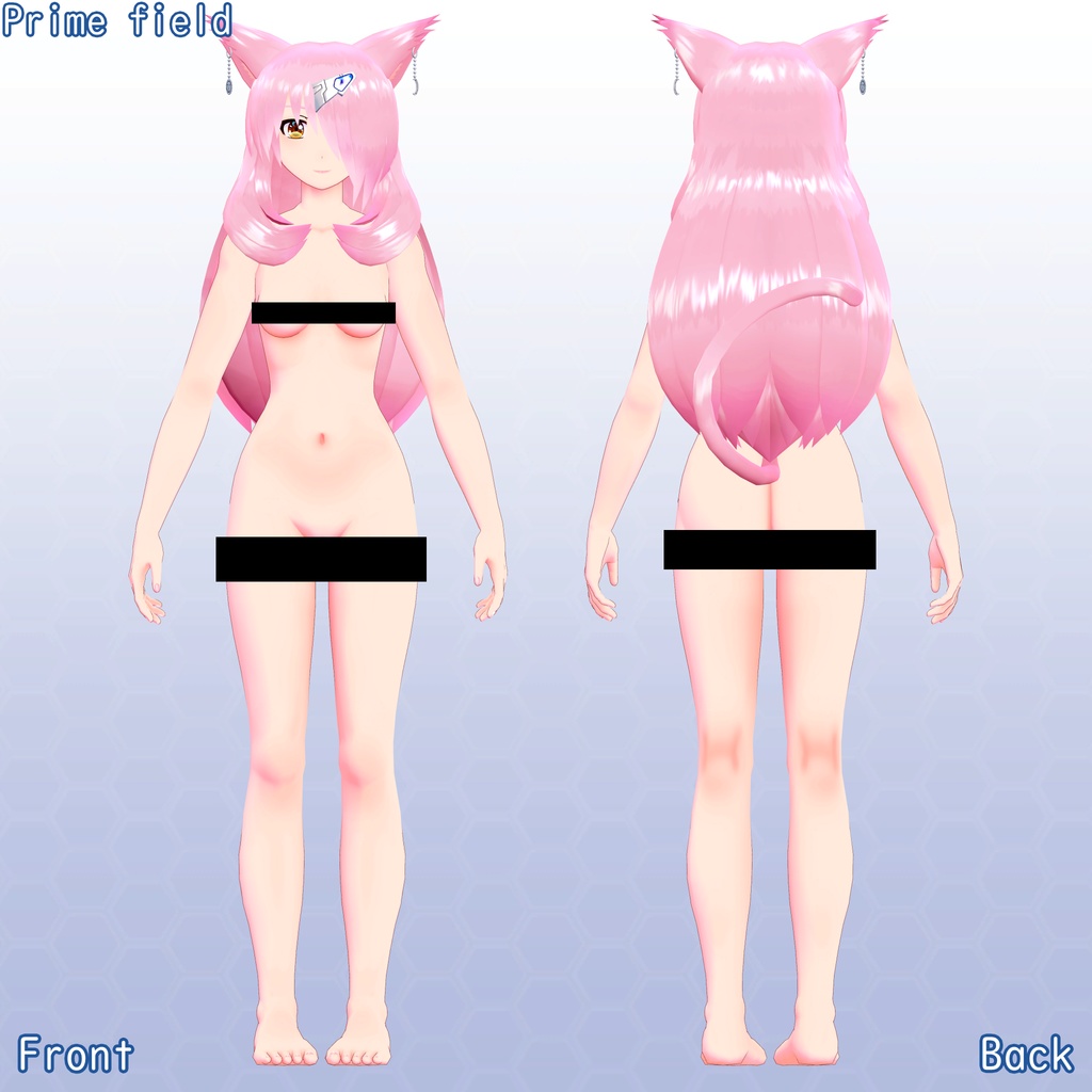 VRChat用アバター ハルノRemasterVer VCC VRM同梱