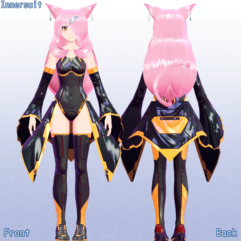 VRChat用アバター ハルノRemasterVer VCC VRM同梱