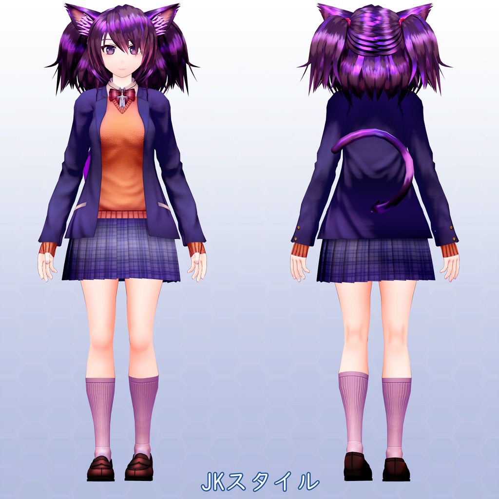 VRChat用アバター アンリーネ.Ver2.5 VCC VRM同梱