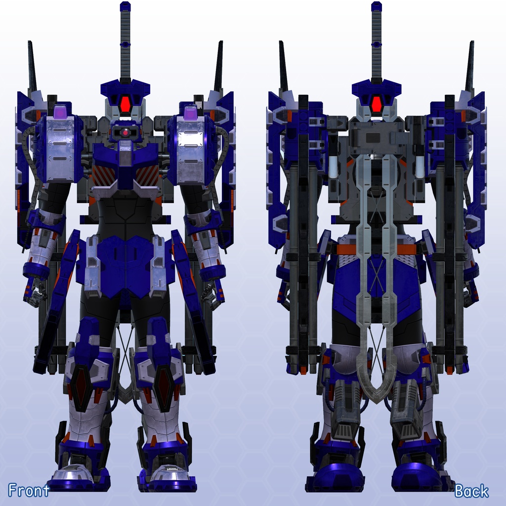 VRChat用アバター GP-33RS-NT002 VCC VRM同梱