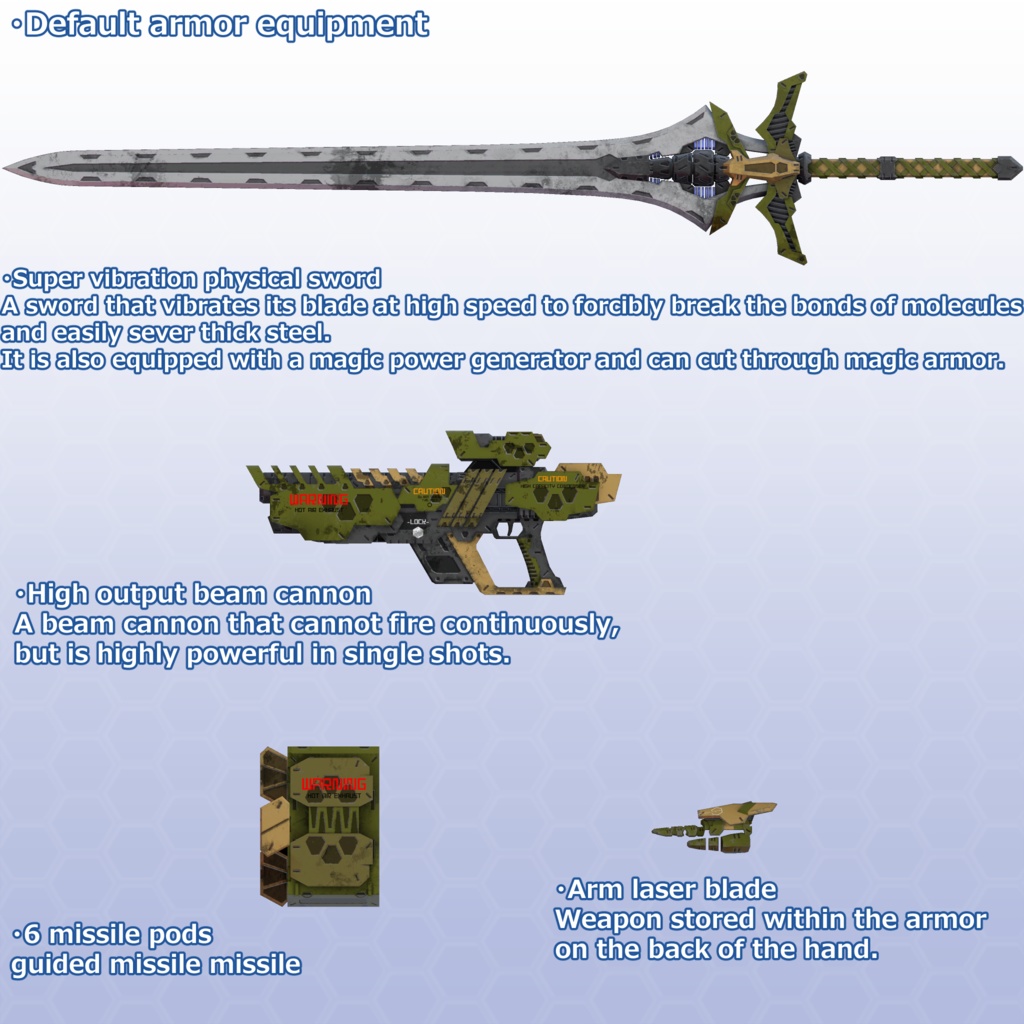 VRChat用アバター 鋼骸(はがねむくろ)Ver3.0