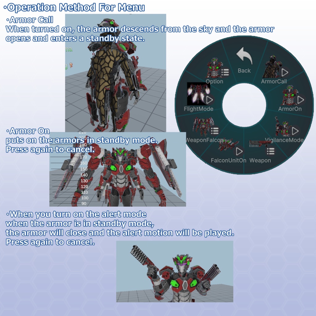 VRChat用アバター 鋼骸-改弐-