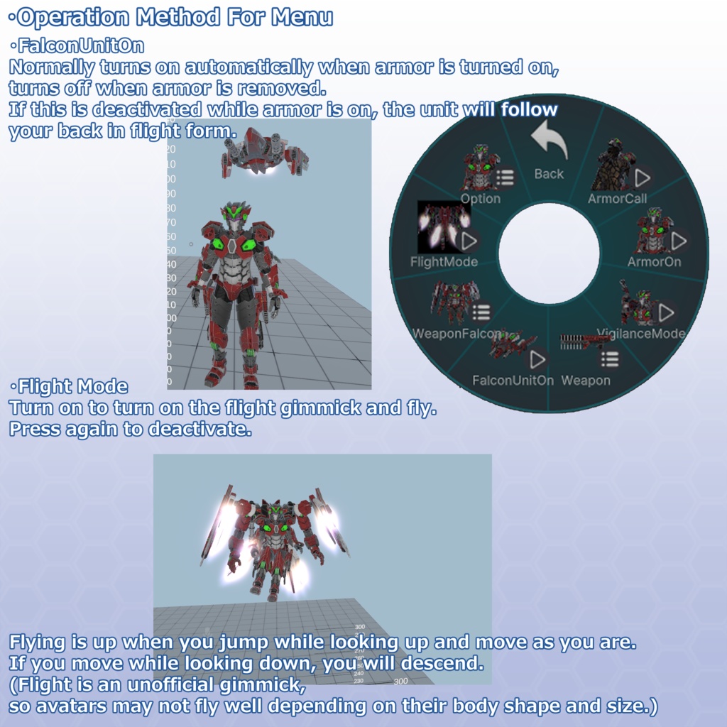 VRChat用アバター 鋼骸-改弐-