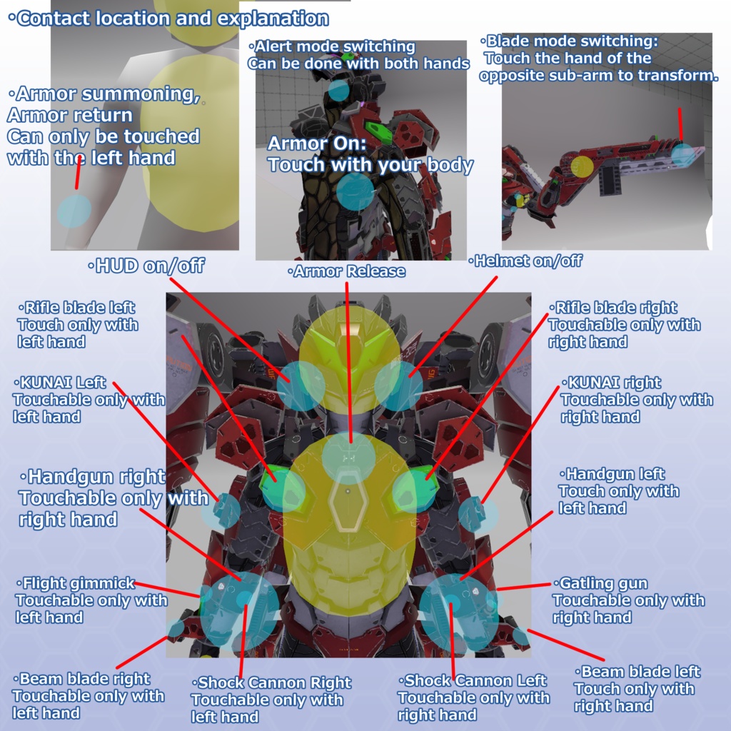 VRChat用アバター 鋼骸-改弐-