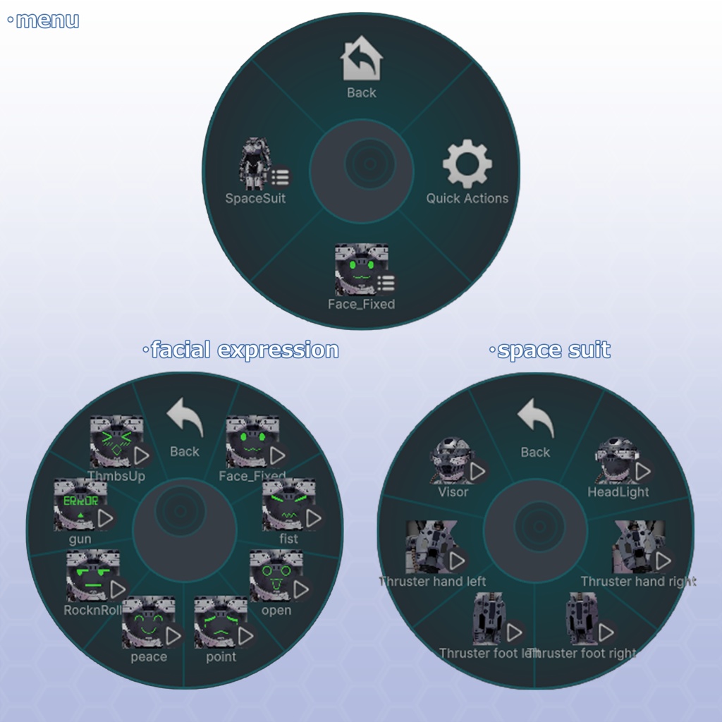 VRChat用アバター 宇宙服