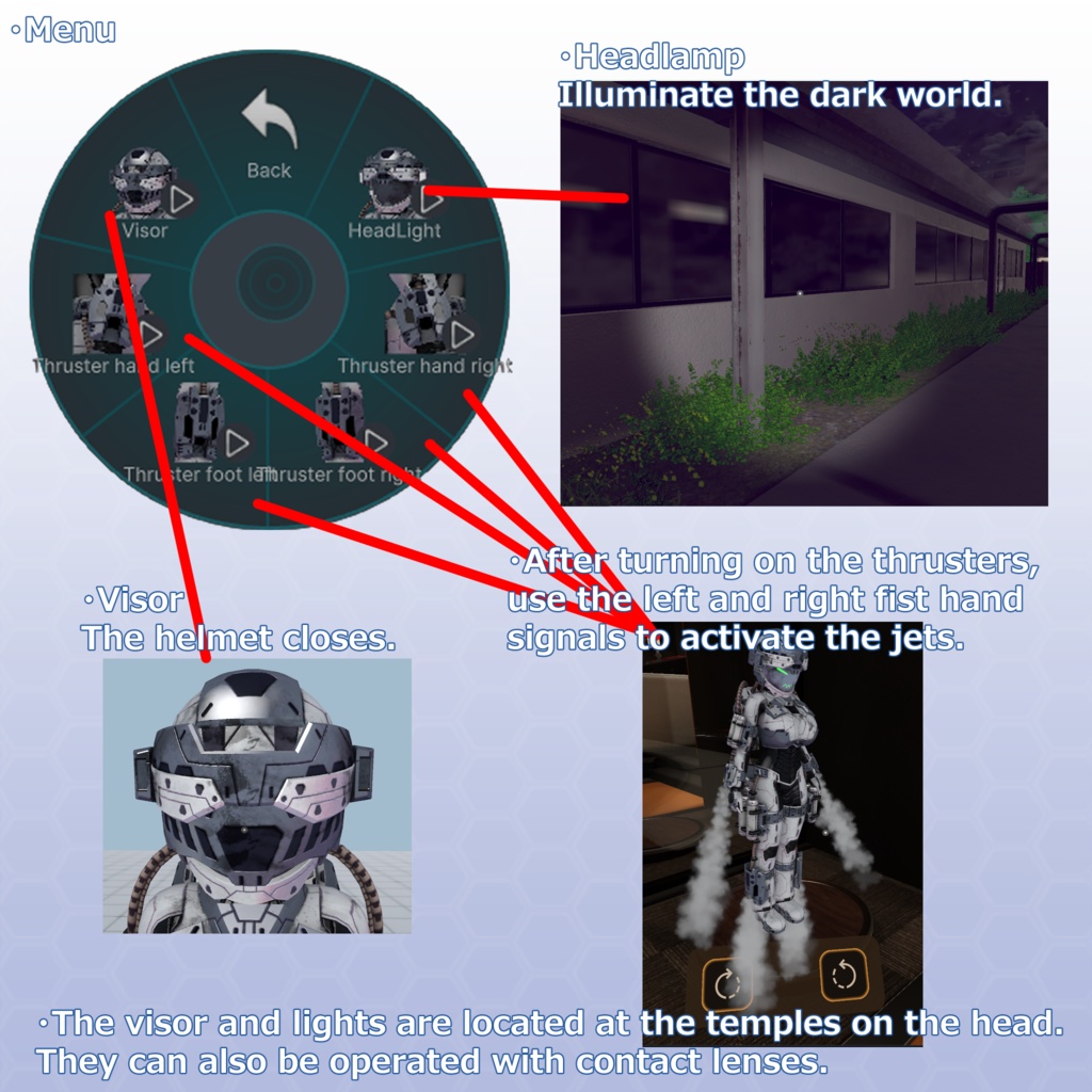 VRChat用アバター 宇宙服