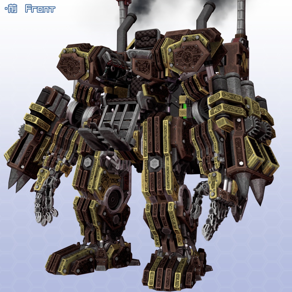 VRChat用アバター アームドタイタン-スチームパンクVer-