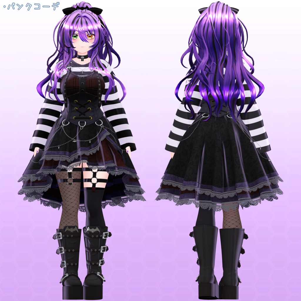 VRChat用オリジナルアバターモデル ネルネリア