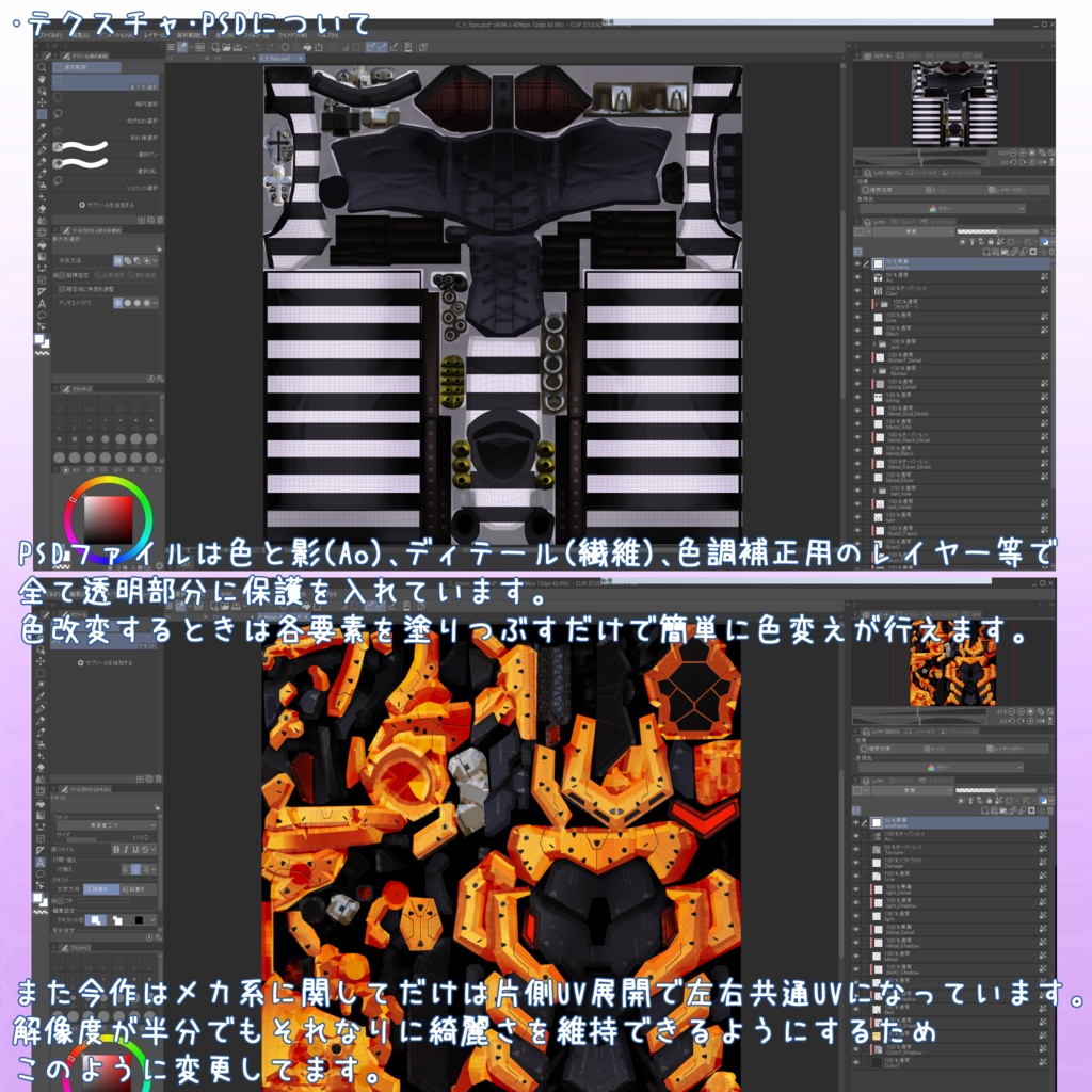VRChat用オリジナルアバターモデル ネルネリア