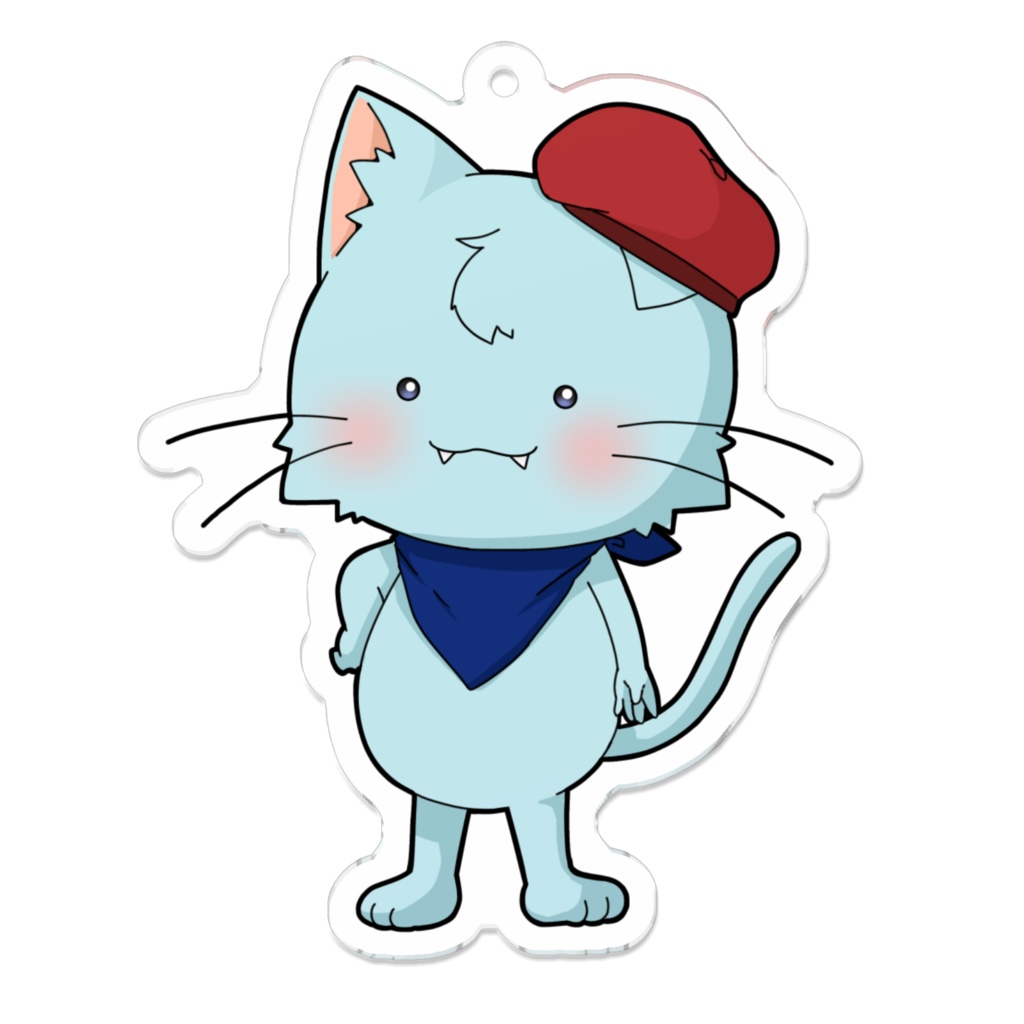 青猫カスミ　アクリルキーホルダー