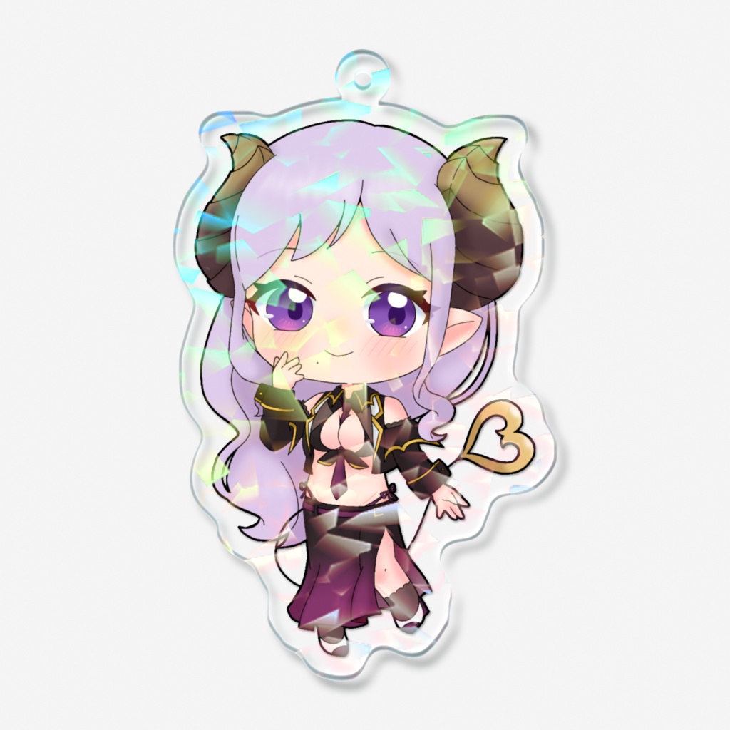 【非公式】西園寺メアリ　ホログラムアクリルキーホルダー