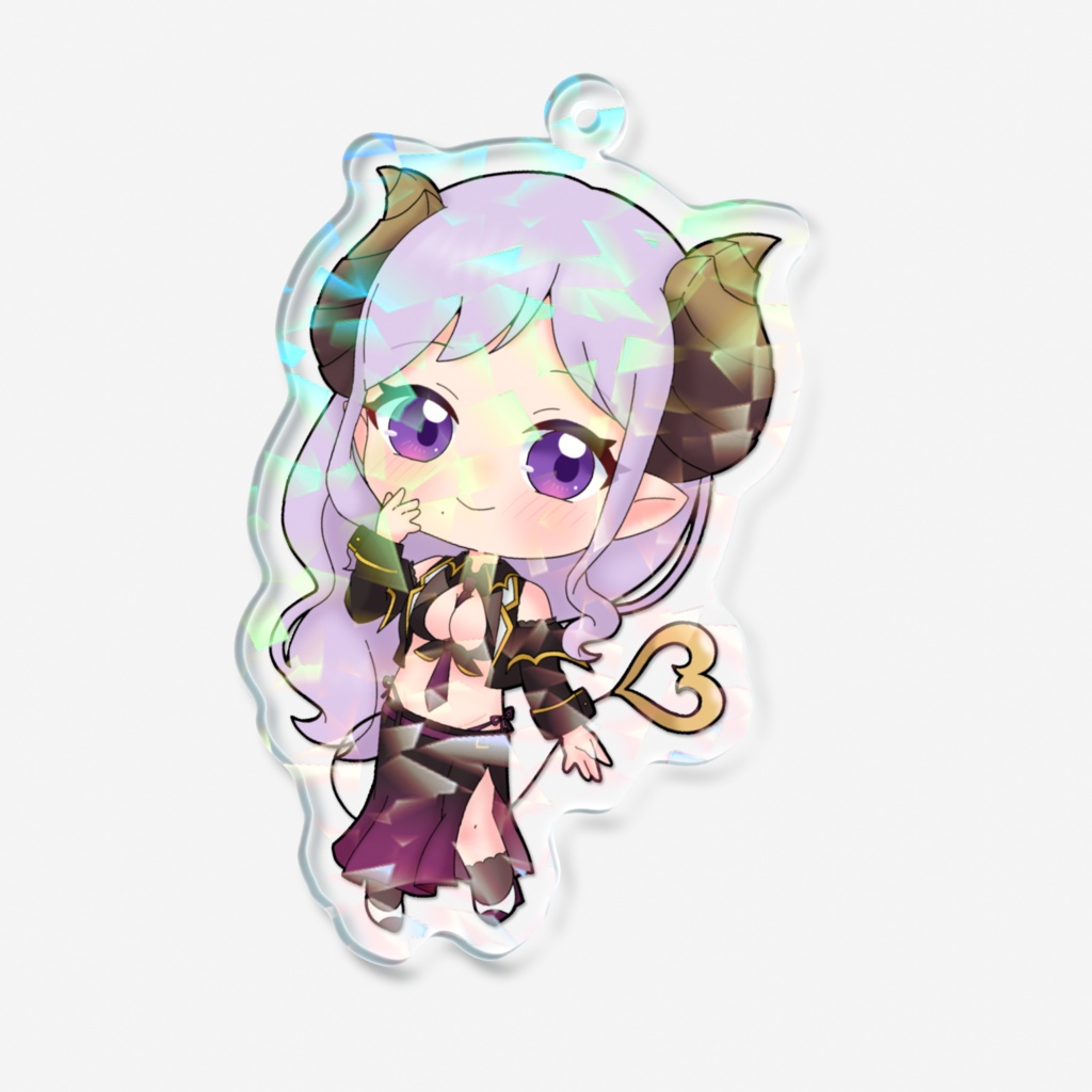 【非公式】西園寺メアリ ホログラムアクリルキーホルダー