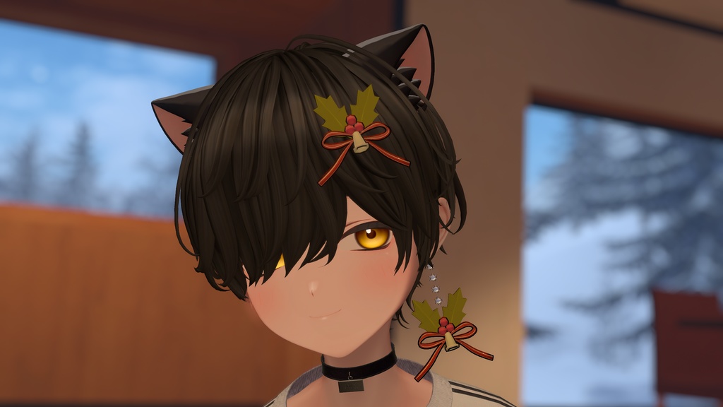 ひいらぎのアクセサリセット🎄【VRC想定・MA設定済み】