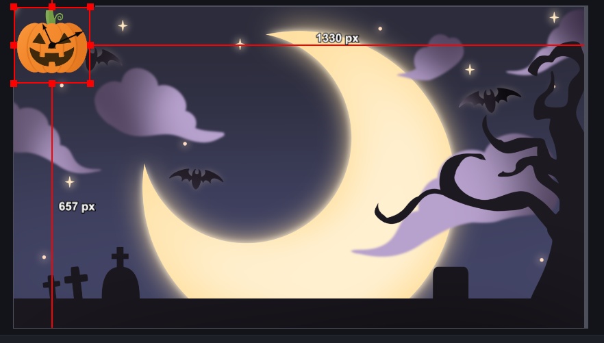 ジャックオーランタン時計