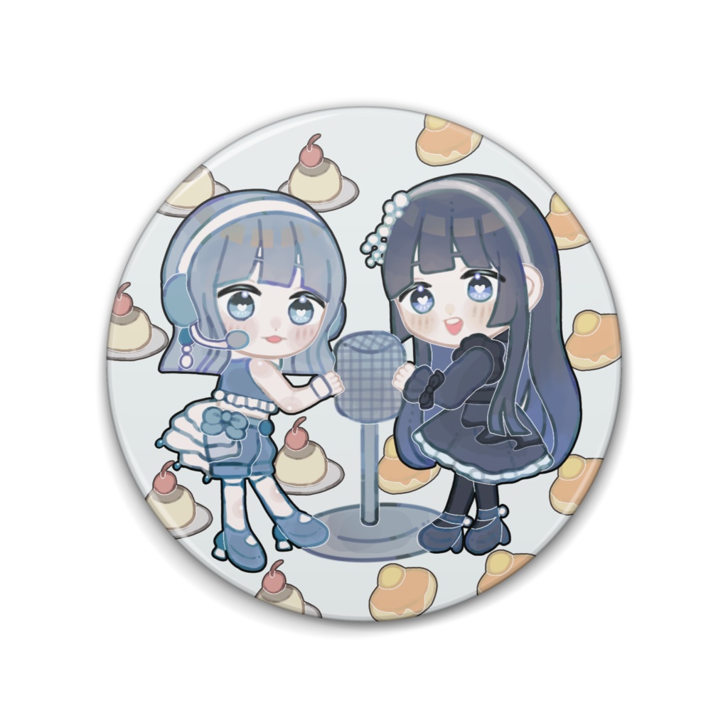 💙10周年・13周年記念💙蒼湖マウ💙ちぃこ💙缶バッチ💙