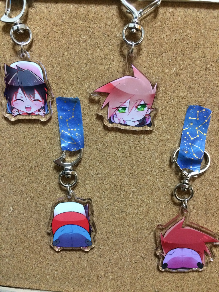 ポケスペはむけつアクキー