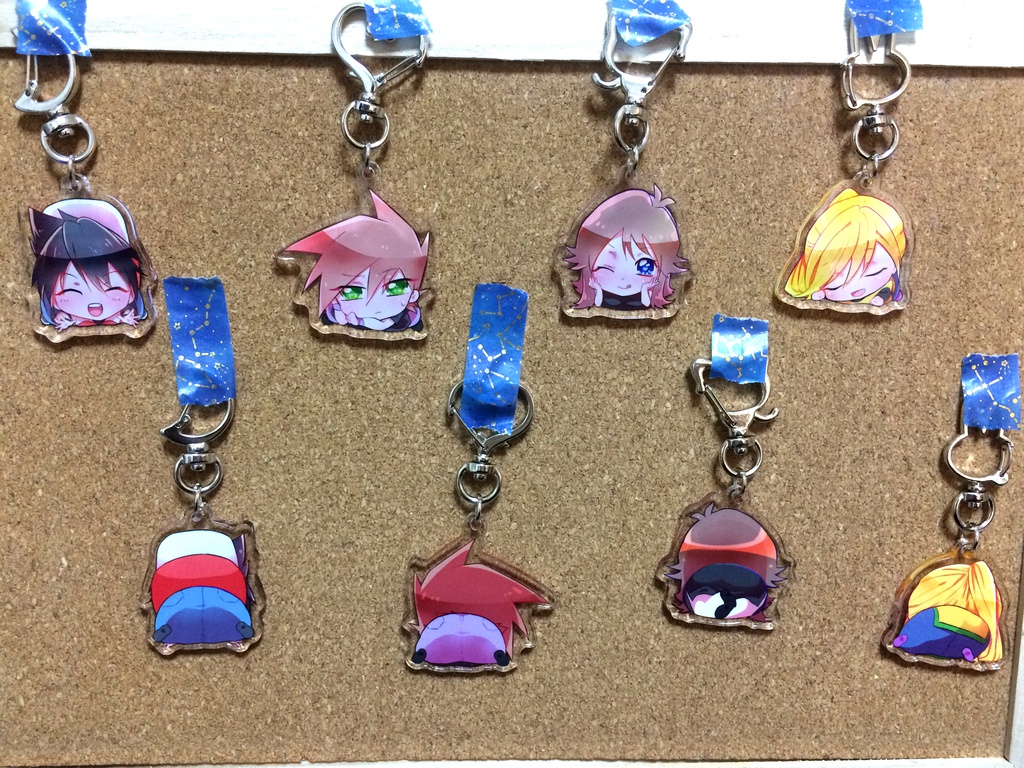 ポケスペはむけつアクキー