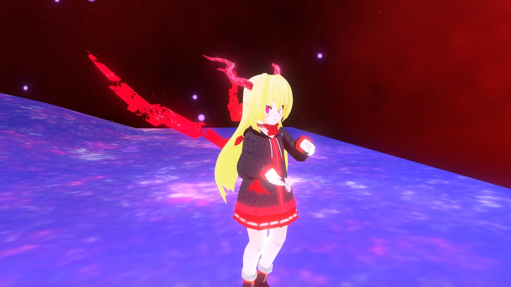 悪魔の角