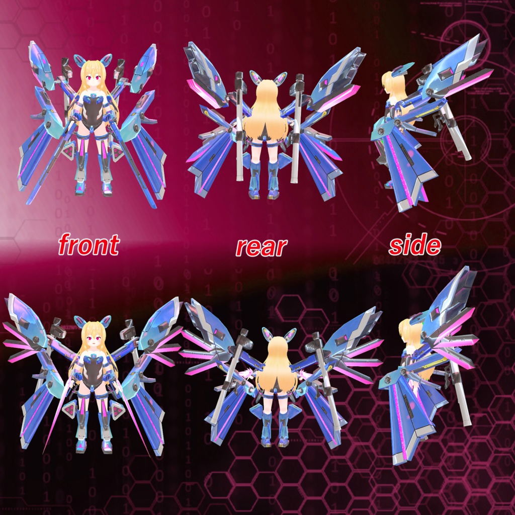 VRChat向け3Dモデル 「ベルフェゴール」