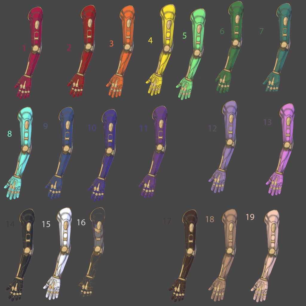 Cyberpunk Cybernetic Prosthetic Arm