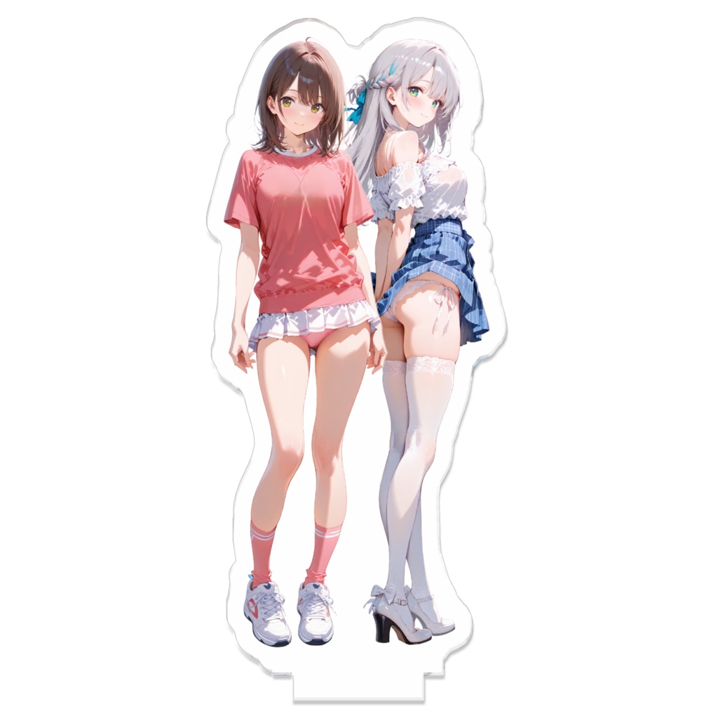 ゆいちゃん&アイリちゃん♪つながるアクスタ☆